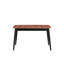 Table de salle à manger Natural & Black - Extension de feuille Bufferfly, matériau synthétique pour une utilisation durable dans le bois