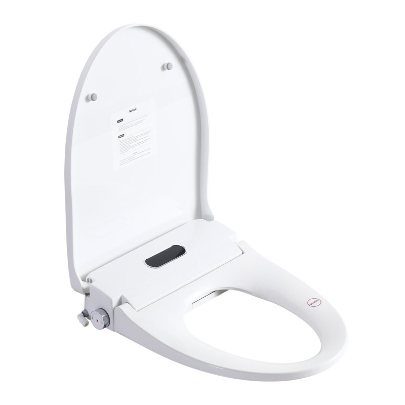 Siège de toilette portatif chauffant avec contrôle latéral, plusieurs modes de lavage et affichage numérique pour le bouton de la salle de bain, réglage de la température de l'eau, confort en mode massage