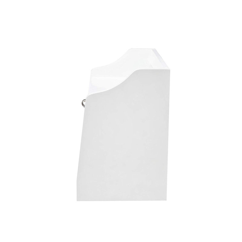 Wood Food Storage Container, White