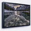 «Black Icy Mountain Lake with Snow», photographie-26684132-35061676