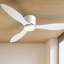 Jamarreon 42''/52'' Flush Mount Dimmable Ceiling Fan with LED Lights and Remote Control-1410740593