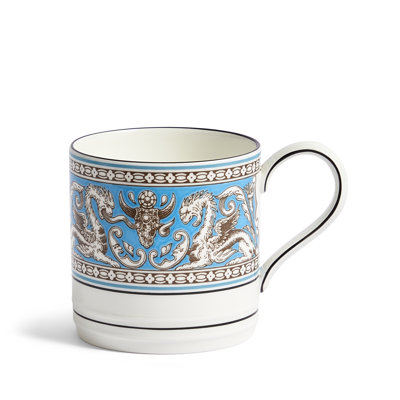 Florentine Turquoise Mug 11floz