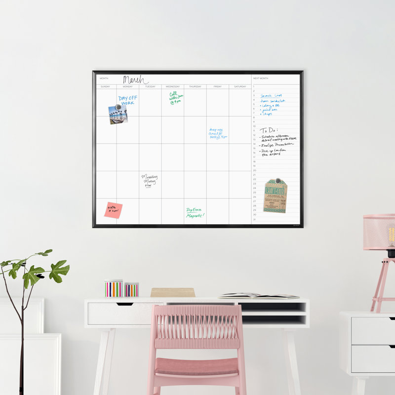 Tableau blanc magnétique mural, 35 po x 47 po