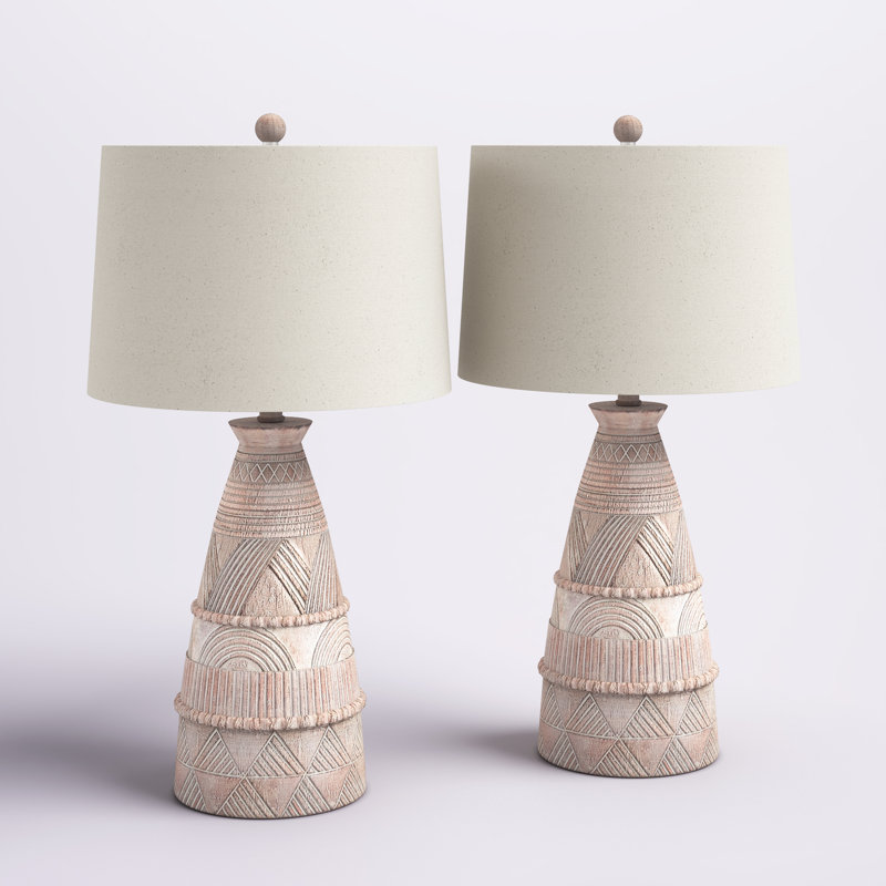 Ensemble de lampes de chevet 26 po Englishcombe