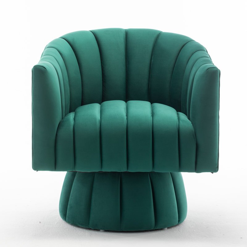 Ensemble de salon 3 pièces Tuyen, Velours vert