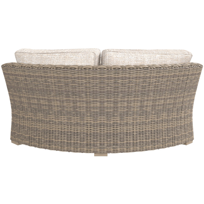 Danny 118.75'' Wide Curved Patio Sectional