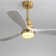 Kemp 52" 3 - Blade LED Modern Classic Ceiling Fan with Remote Control and Light Kit Included