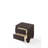 Bali 2-Drawer Nightstand in Espresso
