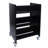 Doublesided Metal Book Cart Library Cart 200 Lbs Capacity 30" W x 15.4 D x 44" H