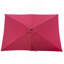 Parasol extérieur imperméable 6 x 9 pi avec manivelle et bouton poussoir inclinable sans rabat pour jardin-1376169523