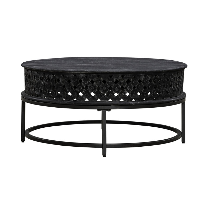 Oralene Accent Cocktail Table - Black