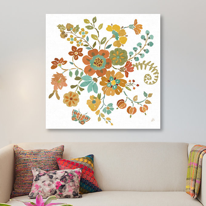 « automne impressions iv », impression sur toile, H 18 po x l 18 po x P 1,5 po, Pas de tapis, Toile tendue