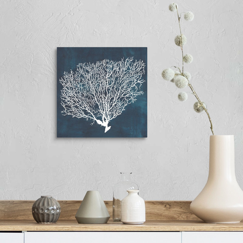 " Inverse Sea Fan II " by Popp Grace, Wrapped Canvas, 12" H x 12" W x 1" D