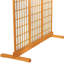 Room Divider Stand - Walnut - 3 Panel-1724886511-1724886516