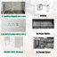 Bureau de 47,3 po avec prise de courant, 3 tiroirs, poche latérale, bureau d'étude facile à assembler, cadre stable et réversible pour bureau à domicile, bureau d'ordinateur de société, table de jeu, coiffeuse, blanc-1548312644