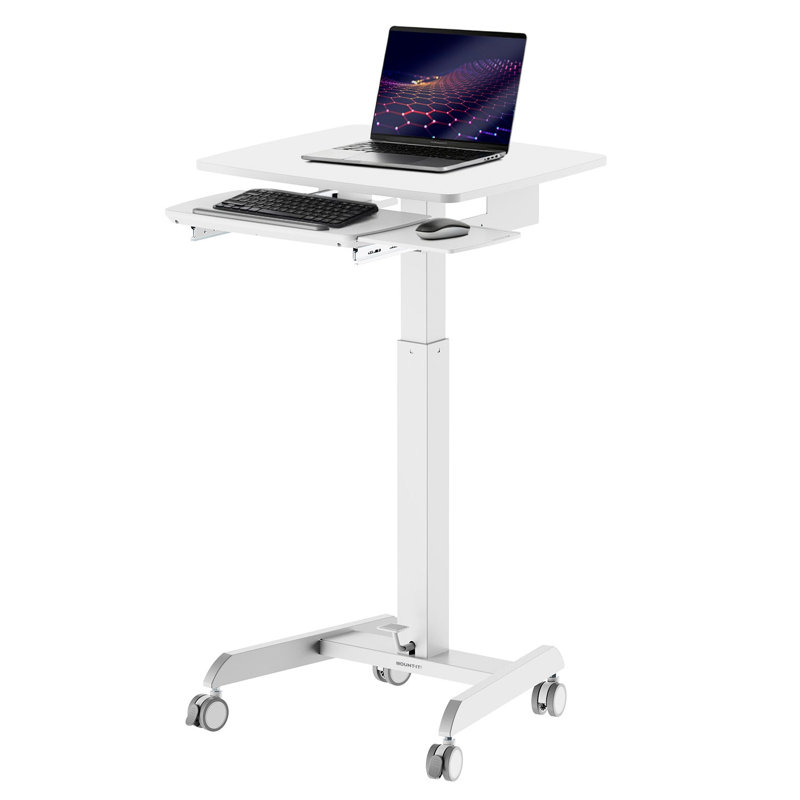 Laptop Cart with Pull-Out Keyboard Tray