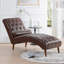Chaise longue rembourrée