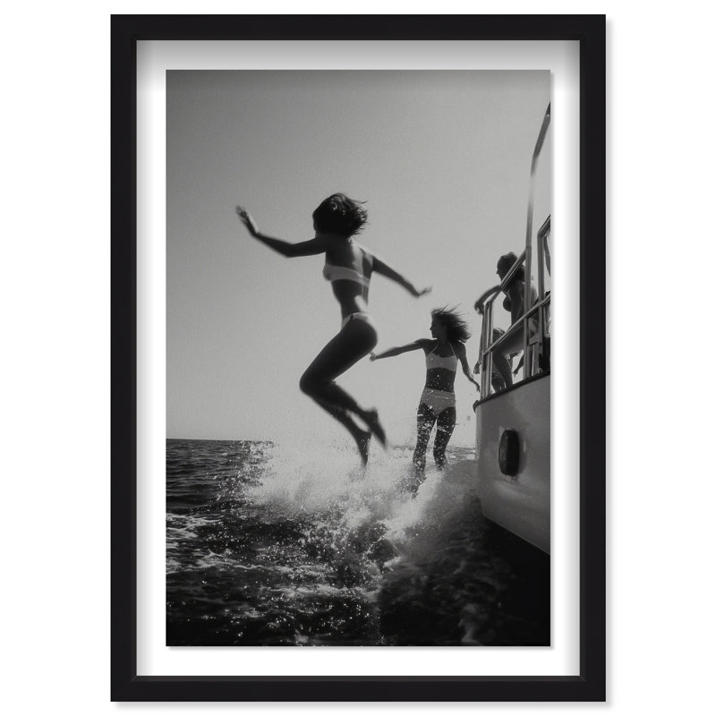 Liquid Gravity Print by Oliver Gal, 16.5"H x 11.5"W, Black Shadowbox