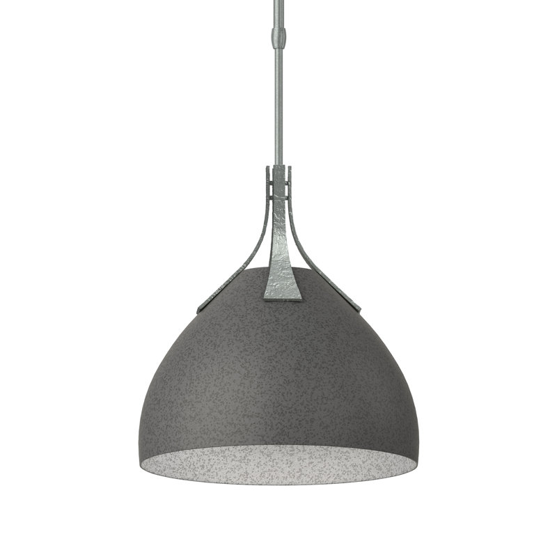 Summit 1 - Light Single Dome Pendant, Natural Iron, Vintage Platinum