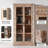 Burlywood Solid Wood Display Cases