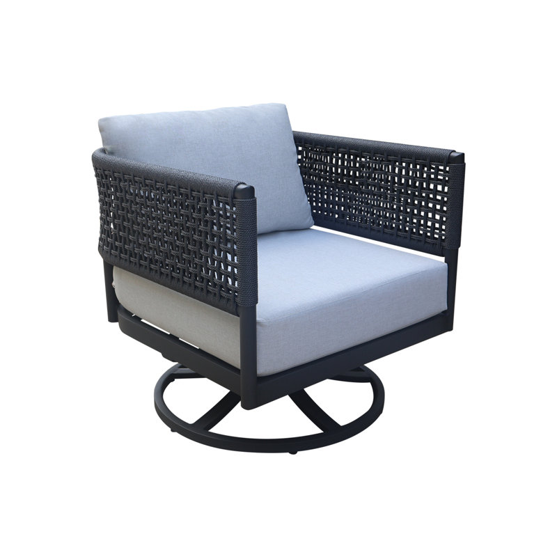 Olympic Swivel Lounge Chair with End Table