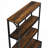 3-shelf Metal Open Bookcase With 2 Drawers And Led-337523233