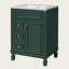 Meuble-lavabo moderne 24 po avec lavabo en céramique, 2 tiroirs, tablette réglable-278047304