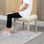 Repose-pieds 16 po avec repose-pieds capitonné et siège rustique 16 po-2115361013