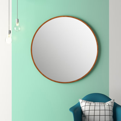 Calhoon Metal Flat Wall Mirror