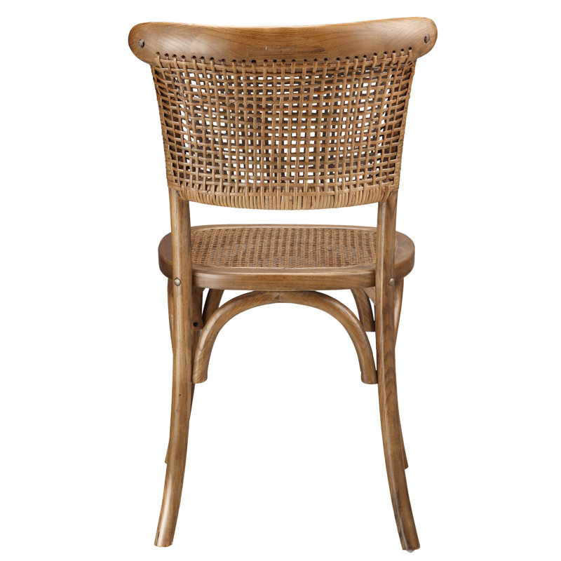 Chaise d'appoint Dain Elm, Brun