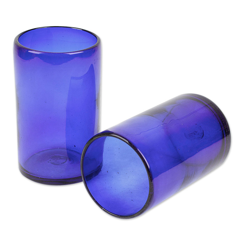 Bakersville 0.53oz. Handmade Recycled Glass Drinking Glass Set