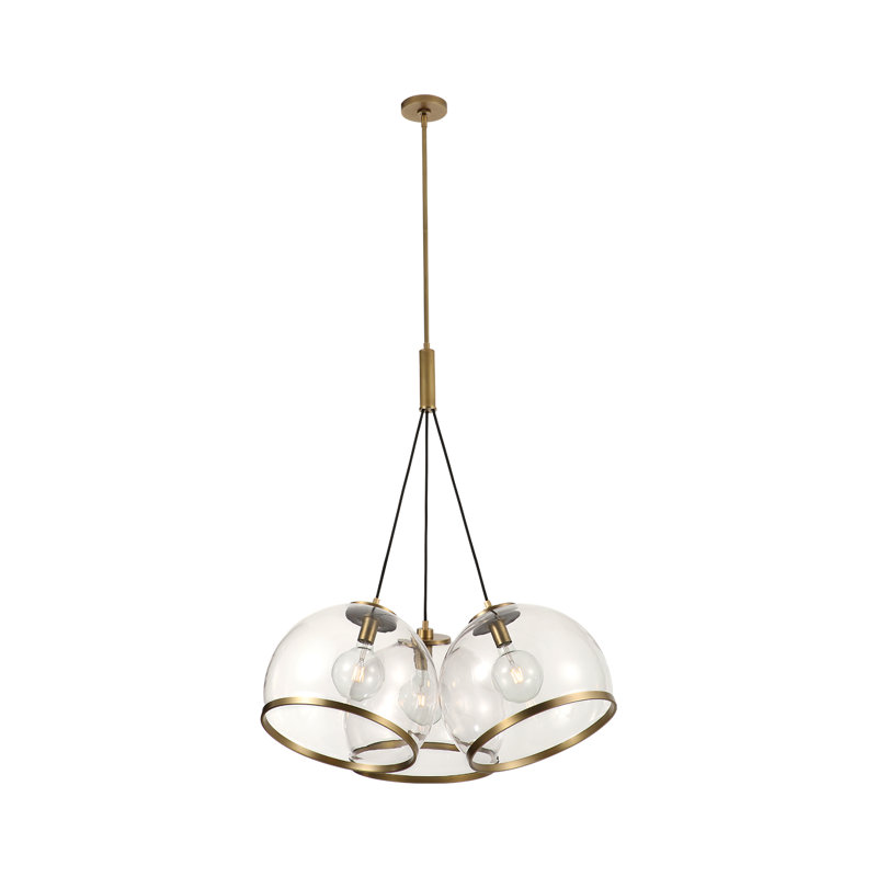 Coast 3 - Light Pendant, Vintage Brass