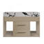 Ensemble de meuble-lavabo flottant 29,9 po avec lavabo sous-comptoir en céramique fritté et fixation murale pour petites salles de bain, appartement-812986582-812986580-812986568
