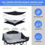 Fauteuil de camping double Kennell, chauffant, pliable et portatif pour 2 personnes, réglable en température