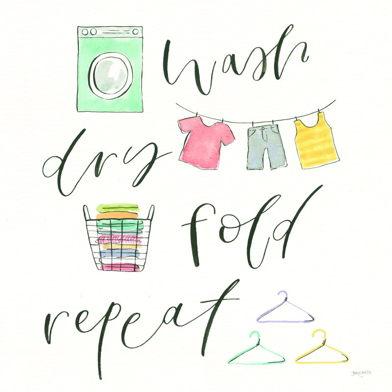 " Wash Dry Fold Repeat V " by Jenaya Jackson, 36" H x 36" W x 1.25" D