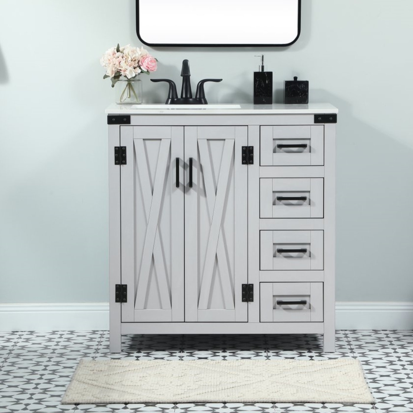 Slayton 32'' Single Bathroom Vanity, Gray