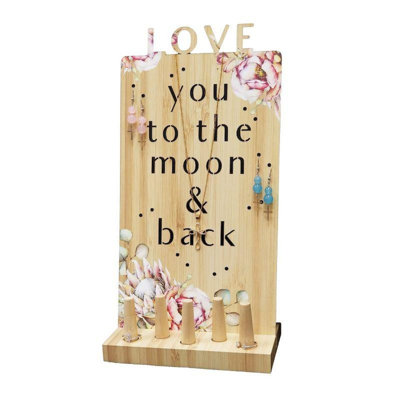 Wood Jewelry Stand