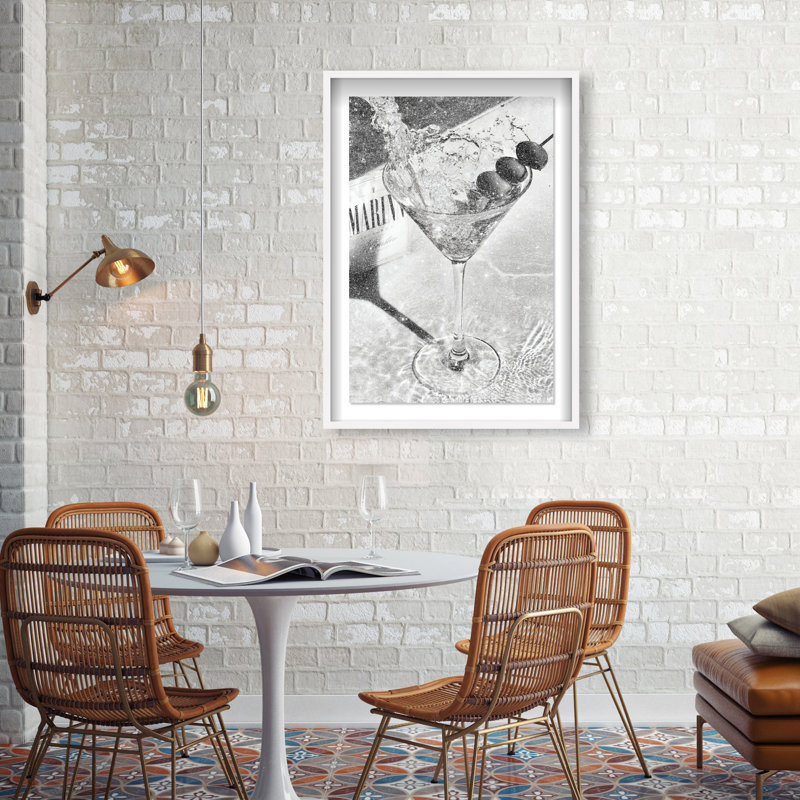 Chill Time II Shadowbox Food & Beverages Print by Oliver Gal, Black Frame, 10 x 15, 55.5"H x 37.5"W, White Shadowbox