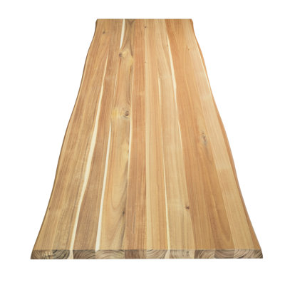 Plateau de table en bois massif Acacia Live Edge