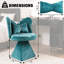 Fauteuil de coiffeuse pivotant avec dossier papillon-365944025