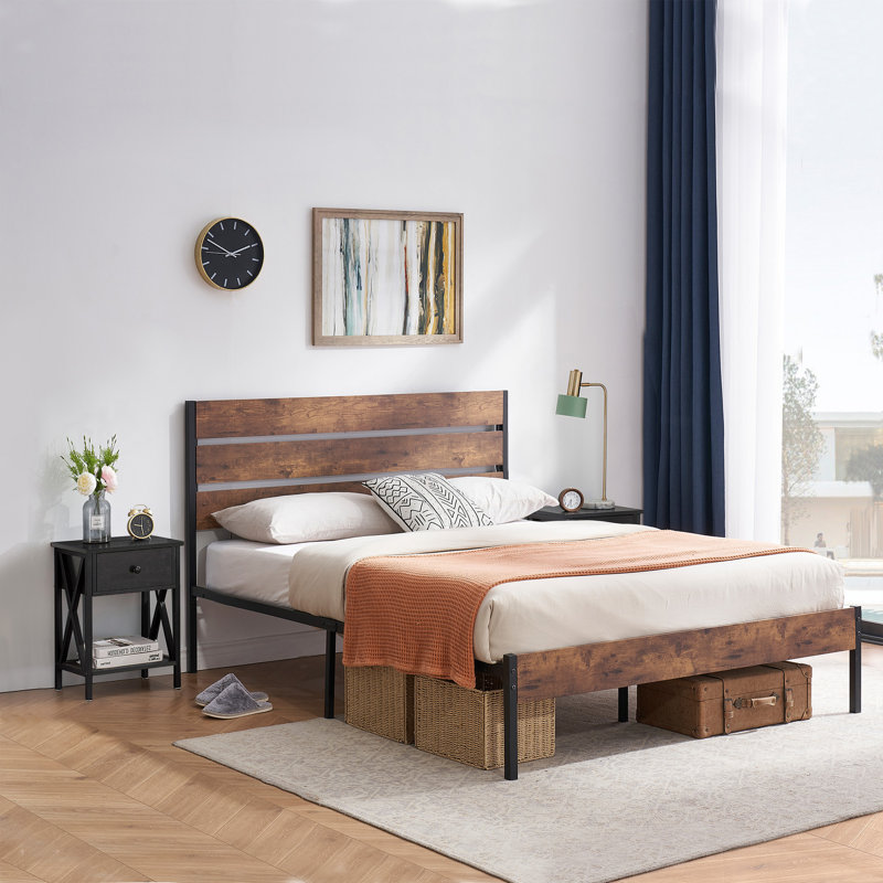 Alicia Steel Piece Bedroom Set, White, Queen
