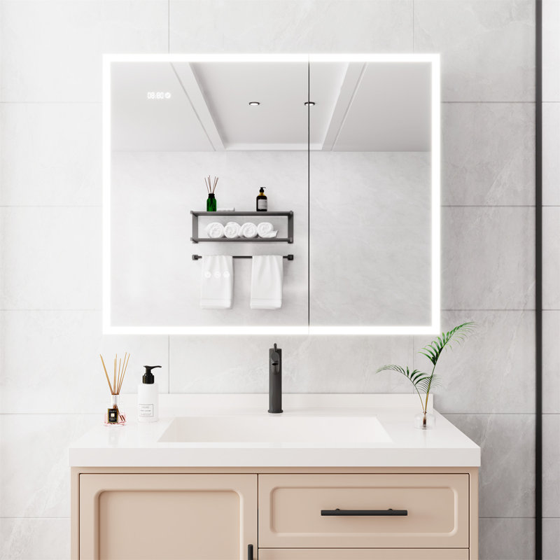 Armoire à pharmacie de salle de bain avec lumières