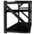 Heavy Duty Metal Adjustable Garage Shelving Unit, 79"W x 75"H, 4-Tier Industrial Storage Rack, Black