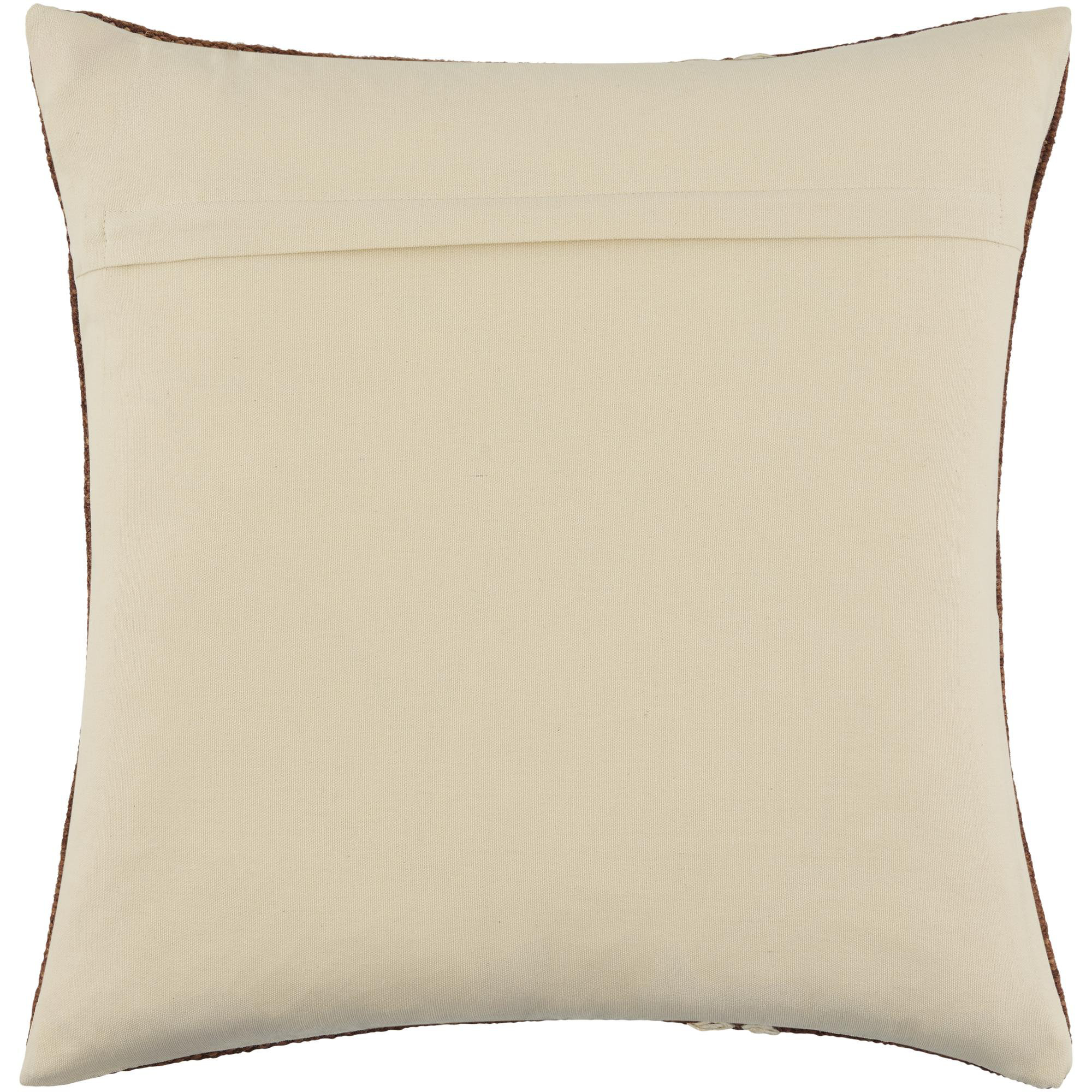 Jundah Accent Pillow, Square 18", Polyester, Red