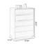 Armoire d'appoint en noyer massif