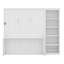 Lit escamotable avec bureau et bibliothèque Murphy - lit mural pliable, mobilier peu encombrant-864761949-864761948