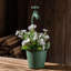 Vintage rétro en fer vert pot de fleurs rustique mural extérieur jardin décoration unique pot de fleur pour patio cour style campagne paysages décoration vert