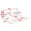 Lit plateforme tapissier en velours avec tablettes et tête de lit Modern Modern-717482523