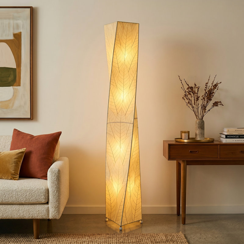 Gertie 72'' Novelty Floor Lamp, Natural