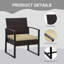 Isaiyah 2 - Person Patio Dining Set with Square Table